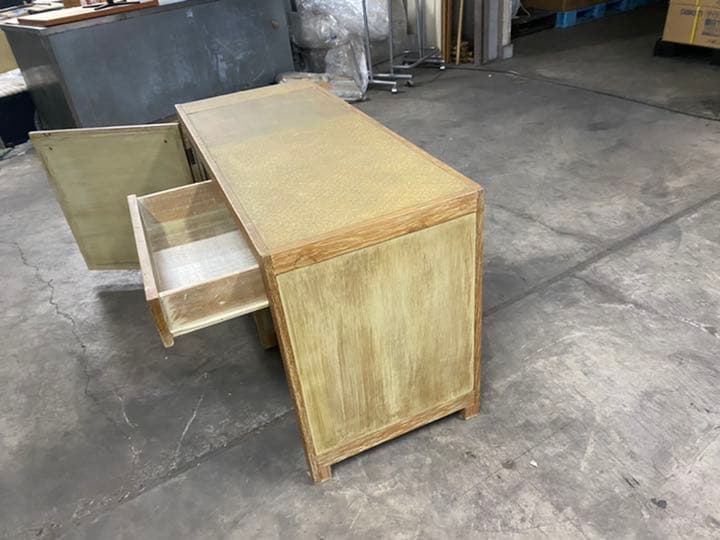 バリ家具　中古　アジアン家具　ヴィンテージ　収納棚　机　インテリア