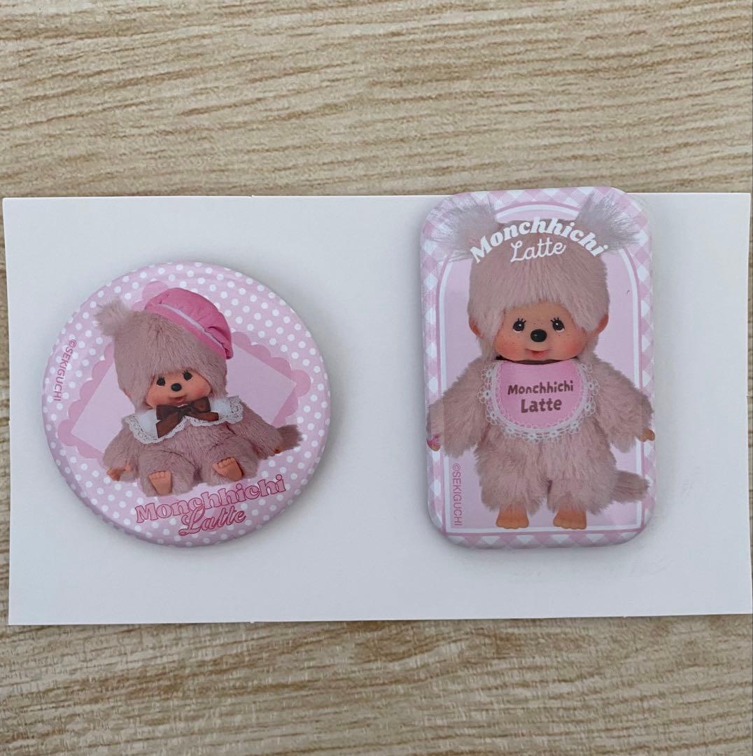 モンチッチ ラテ 缶バッジ2個セット - メルカリ