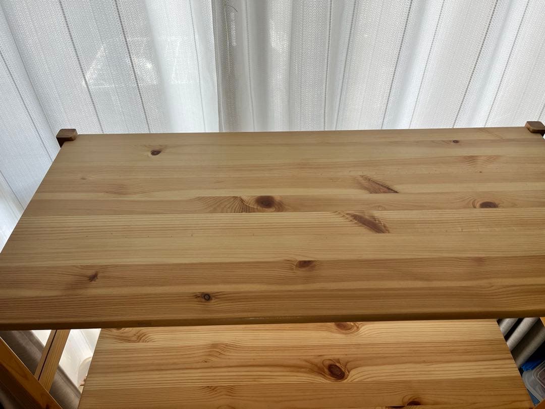 無印良品　パイン材ユニットシェルフ・８６ｃｍ幅・中