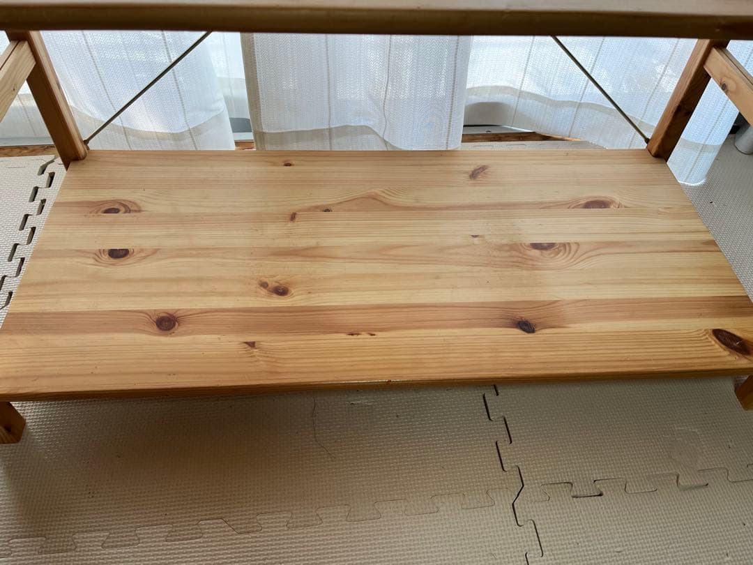 無印良品　パイン材ユニットシェルフ・８６ｃｍ幅・中