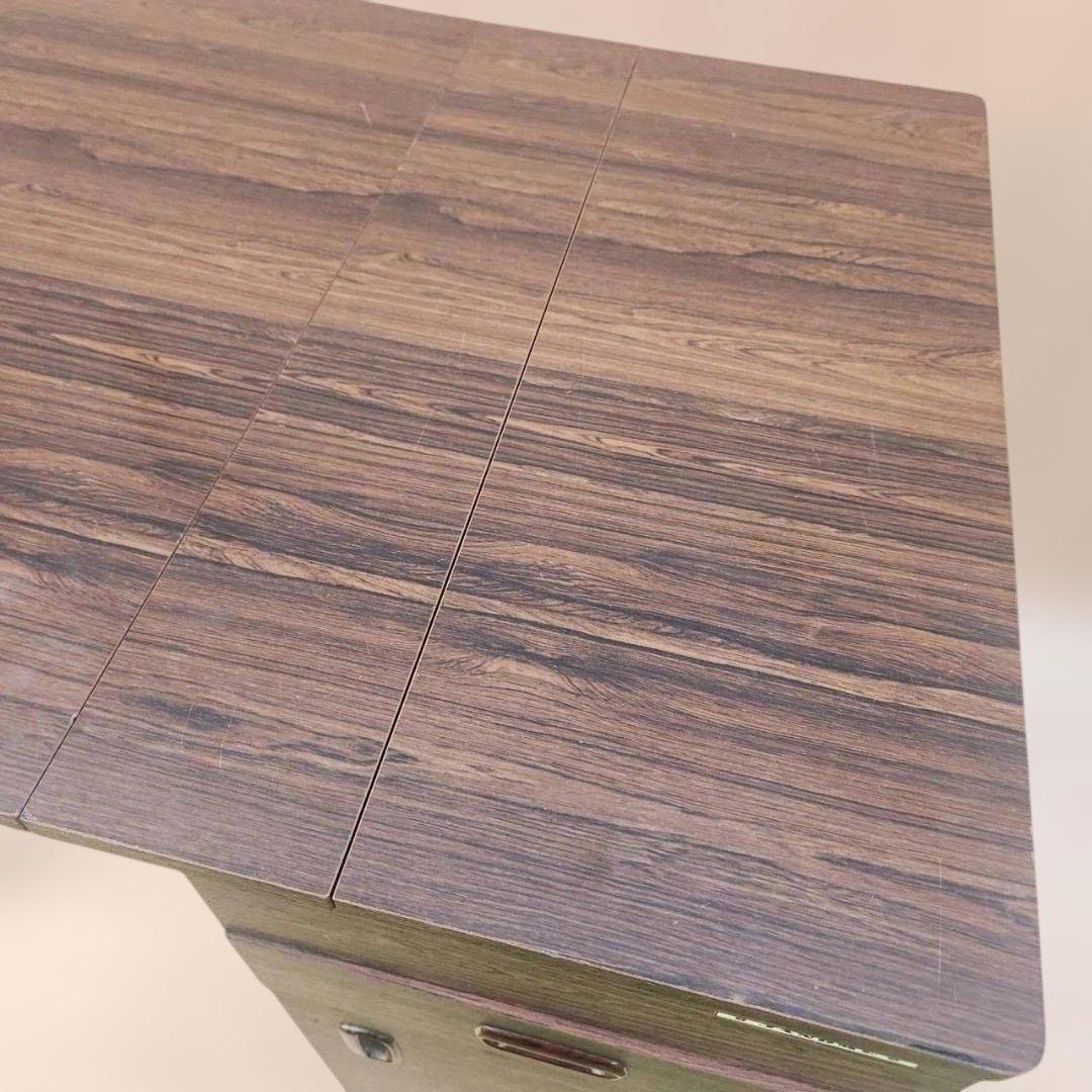 ジャノメ ミシン台 作業机 昭和レトロ コンセント付き - メルカリ