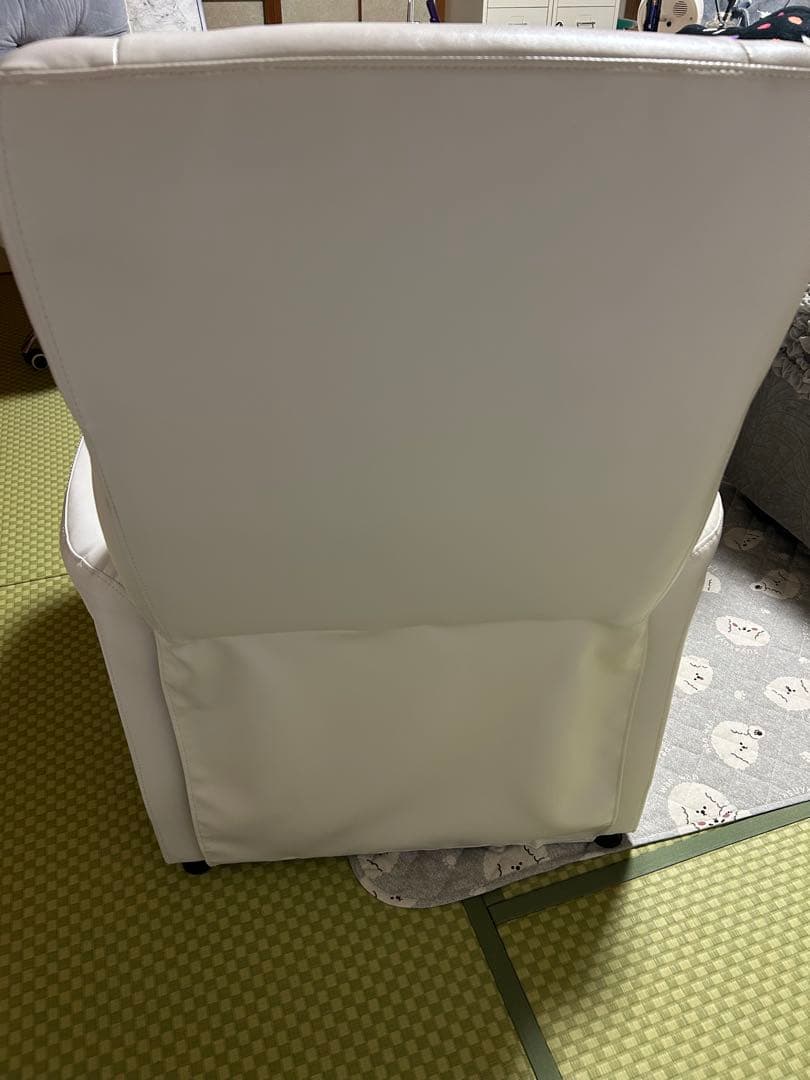 熊本引き取り限定ですホワイト リクライニングソファ