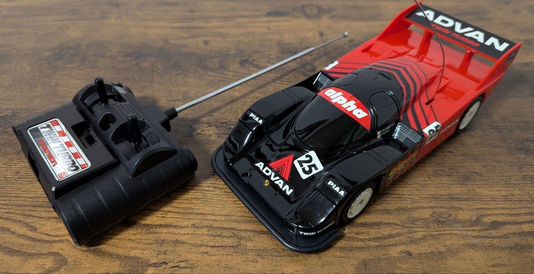 《昭和レトロ》 BANDAI ラジコン アドバン ポルシェ 962/956