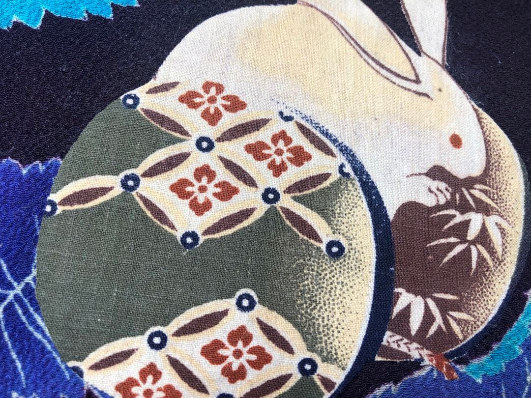 一閑張り 一閑張りバック 大正縮緬 犬張子 狛犬 駒兎 正絹古布 - メルカリ