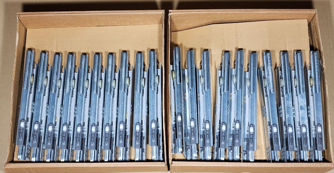 日本一安いBlum 558. 2701A LR×(20セット)浅引き出し用レール