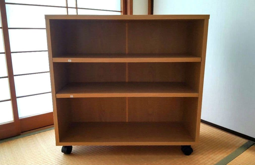 キャスター付　押入れ・クローゼット収納　折りたたみ式デスク　ミシン・作業台