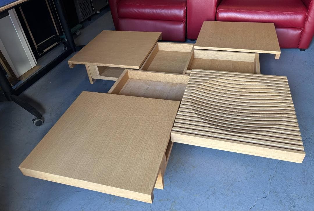 最高級 CONDE HOUSEロースライドテーブル 120cm Used