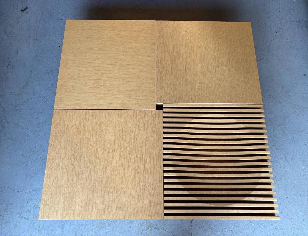 最高級 CONDE HOUSEロースライドテーブル 120cm Used