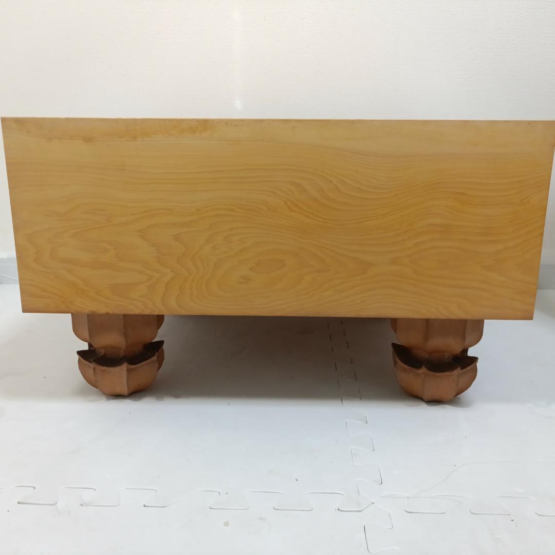 本榧 ほんかや 囲碁盤 囲碁 4.5寸 ヘソ 脚付 最高級 厚め 芯持ち