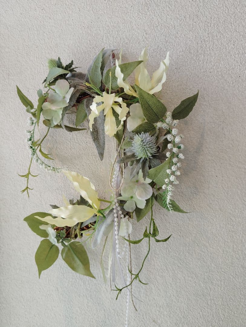 ナチュラル アーティフィシャルフラワーリース