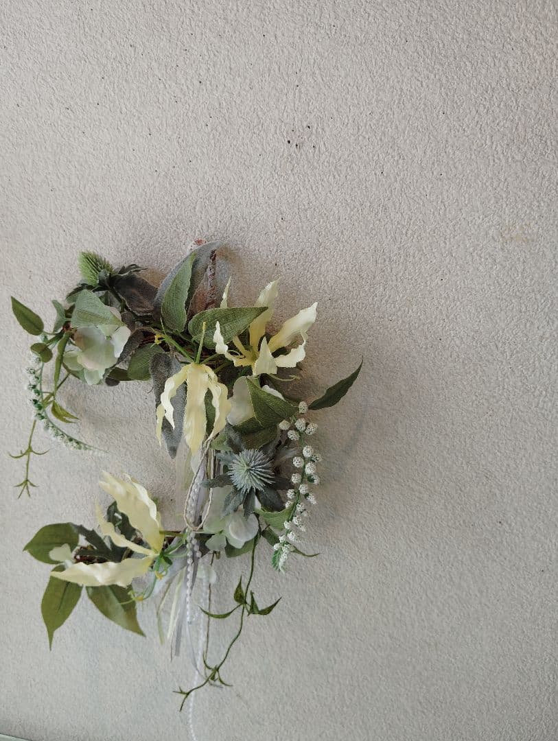 ナチュラル アーティフィシャルフラワーリース