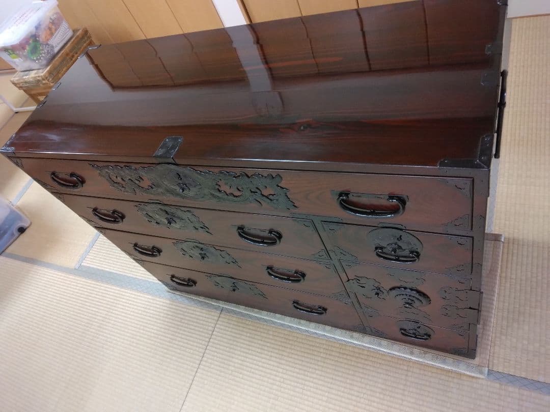 欅産業　仙台箪笥　野郎箪笥118×45×87センチ