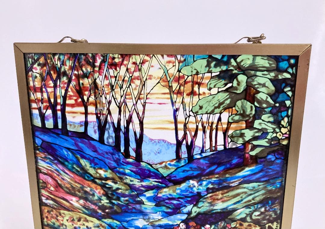 ルイス・C・ティファニー 鹿 ステンドグラス グラスマスターズ Tiffany