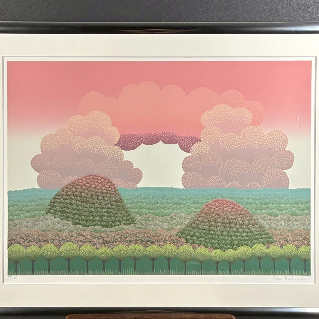 美品 イワン・ラブジン「イベリスク」リトグラフ 大作 直筆サイン入り