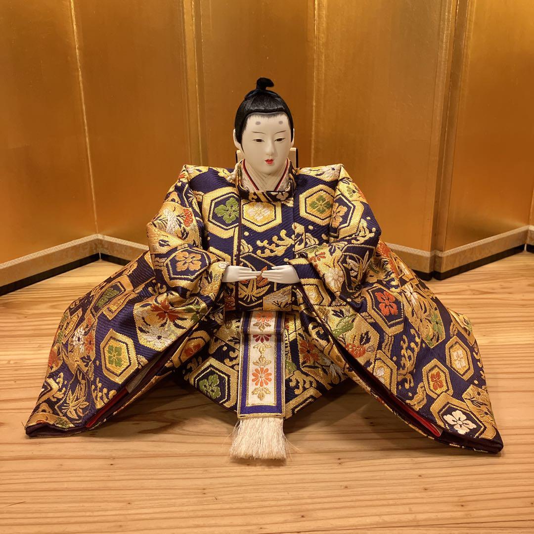 ①高級ひな人形 木製黒塗りひな壇 豪華七段飾り セット【①②③同時