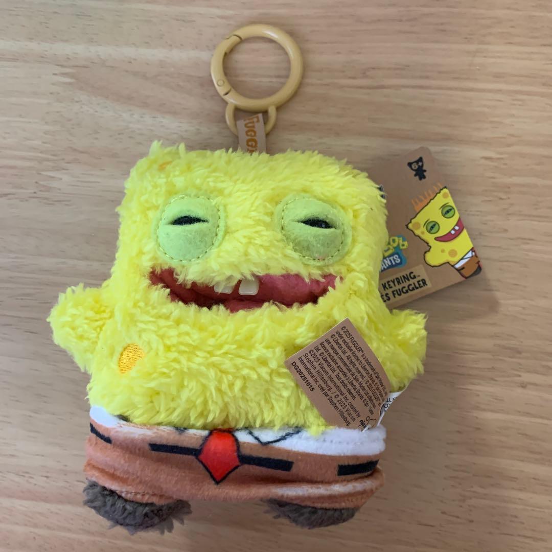 スポンジ ボブ FUGGLER ファグラー キーリング ぬいぐるみ スポンジ