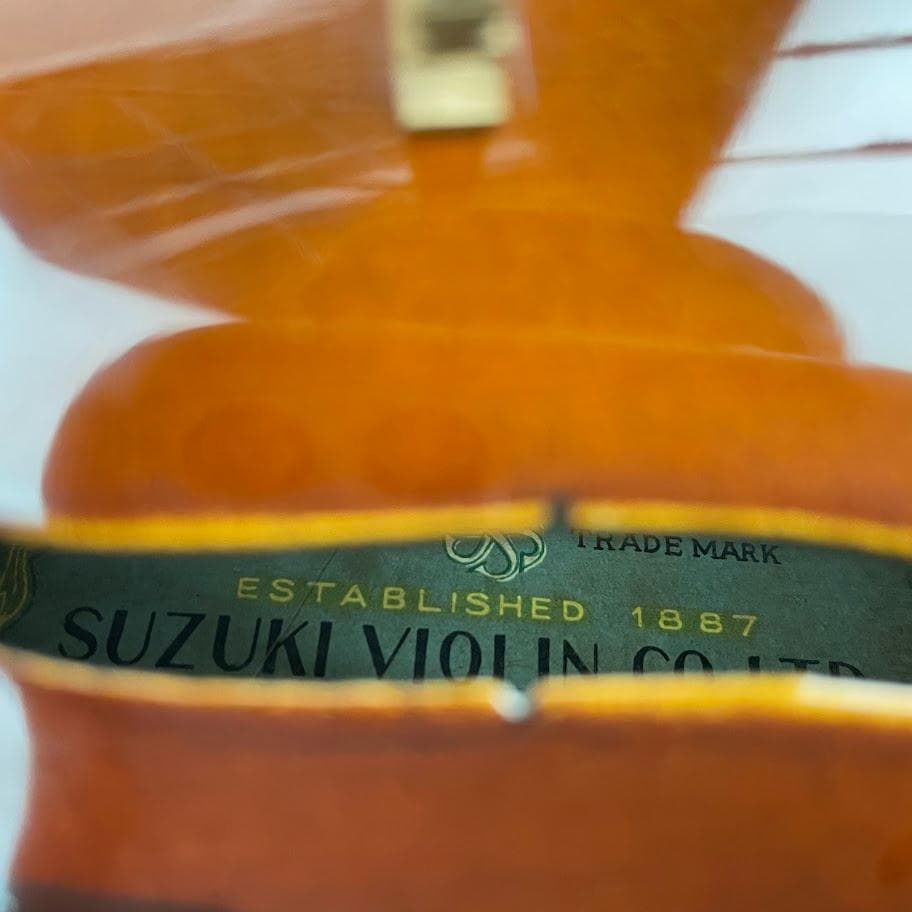 極濃淡○鈴木バイオリン○ 上位・青ラベル No.18 3/4 1960年代 虎杢