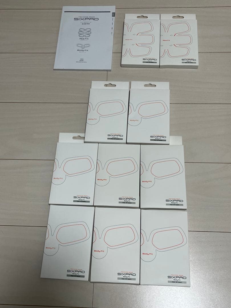 【中古】SIXPAD Abs Fit &Body Fitセット　ジェル付き