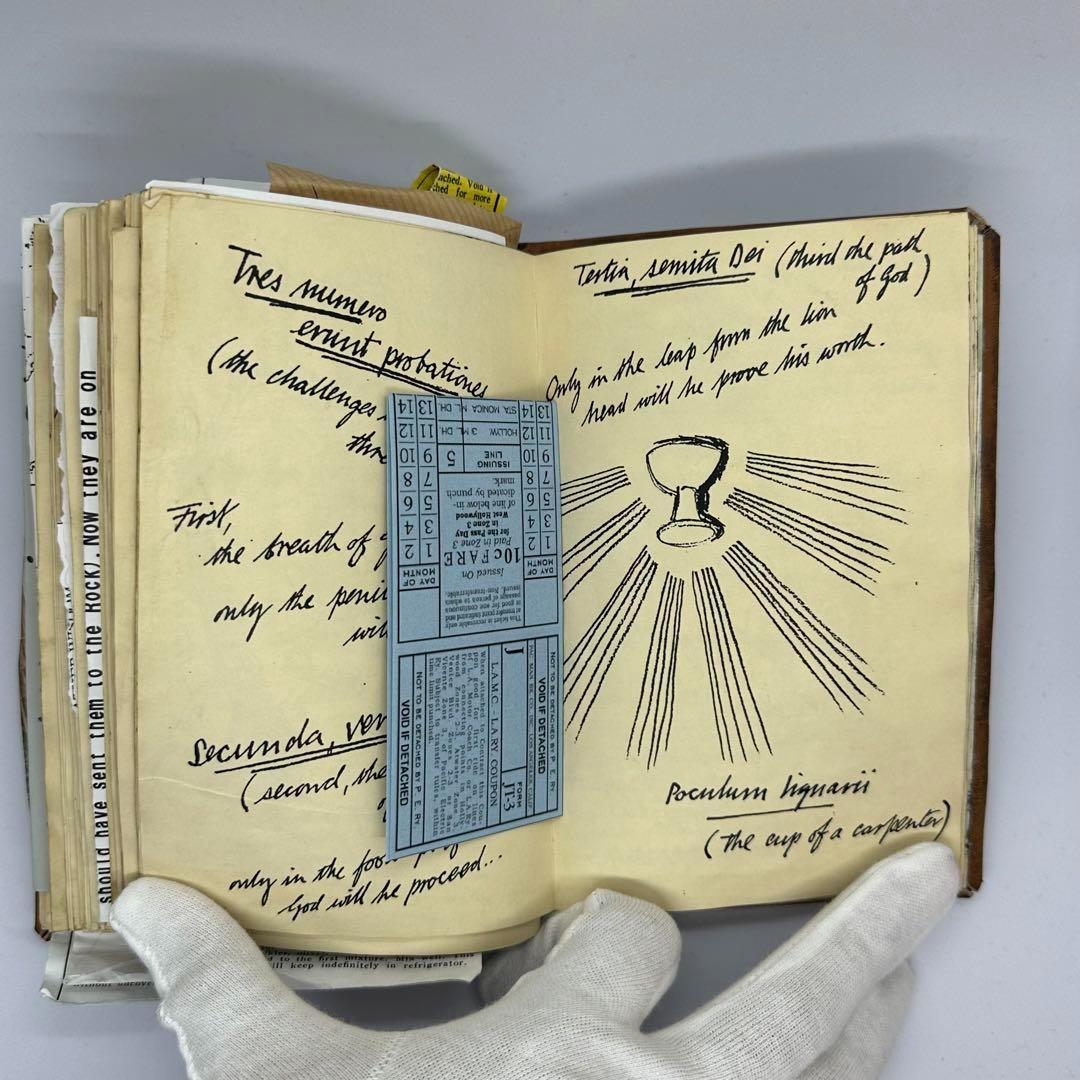 インディージョーンズ 聖杯手帳 聖杯日誌 ストーリープロップ ヒーロー