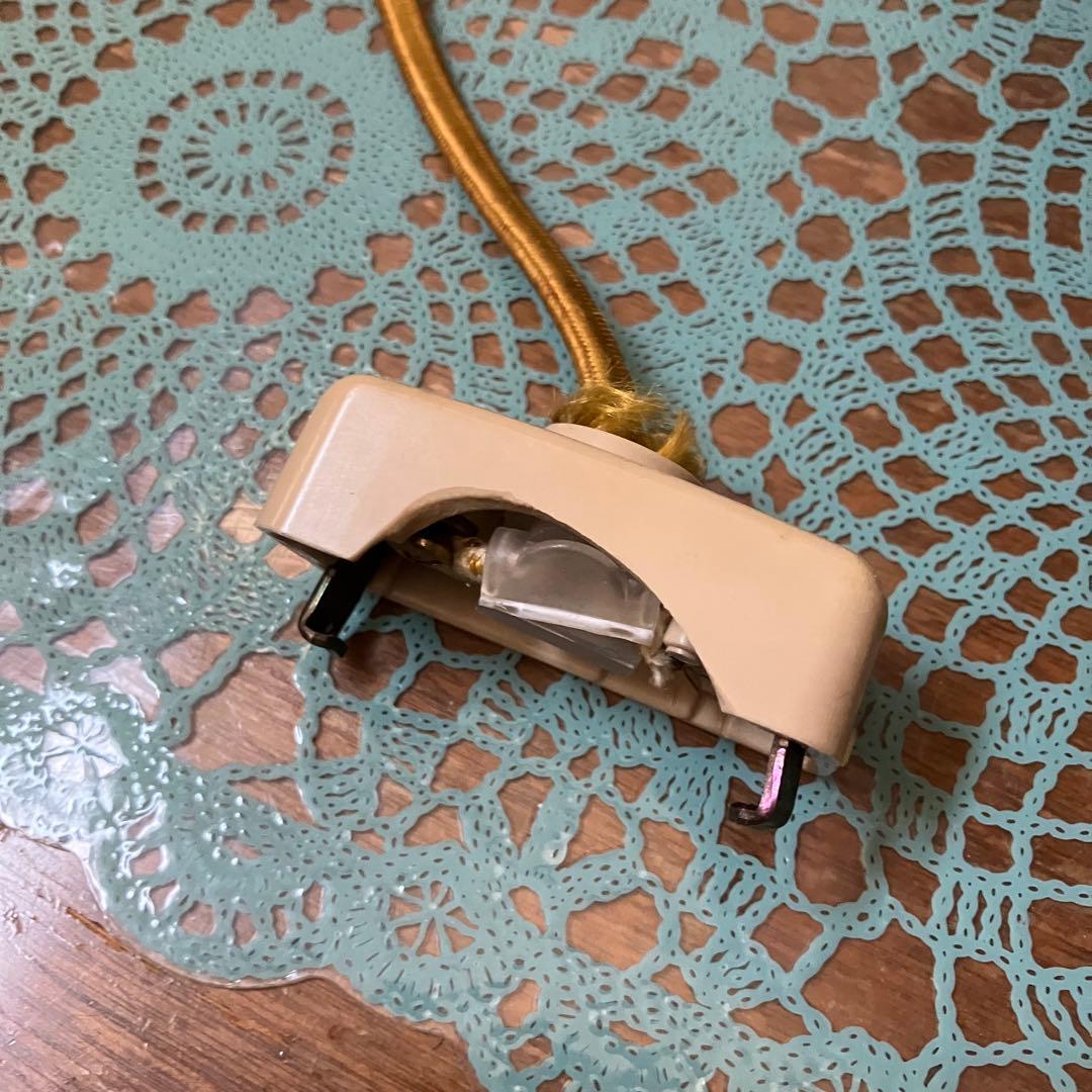 スパゲティペンダントランプ　ホワイト　50-60s ミッドセンチュリー 　球形