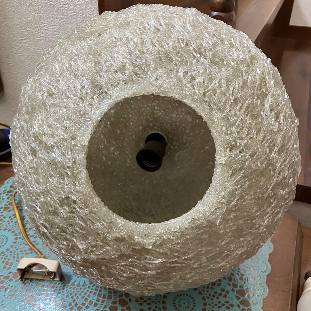 スパゲティペンダントランプ　ホワイト　50-60s ミッドセンチュリー 　球形