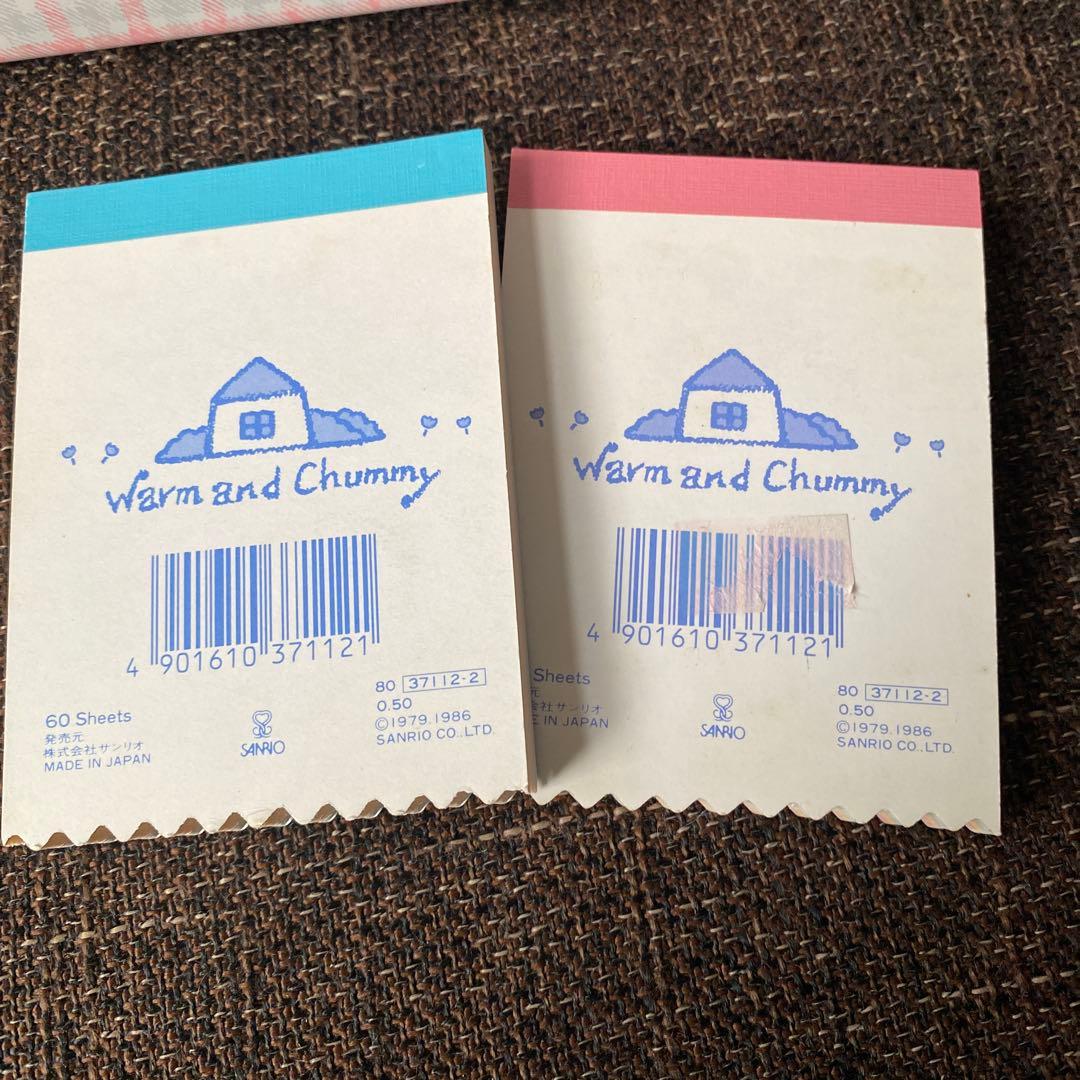 サンリオレトロ チアリーチャム カセットテープ入れ 缶ケース メモ帳2