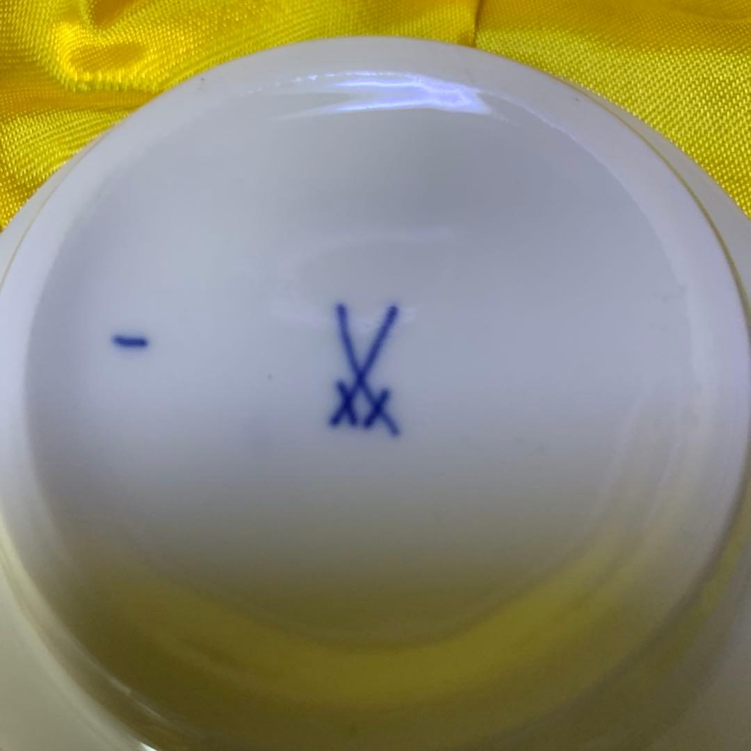 ドイツ　⚔️マイセン　灰皿(箱入) +姫フォーク