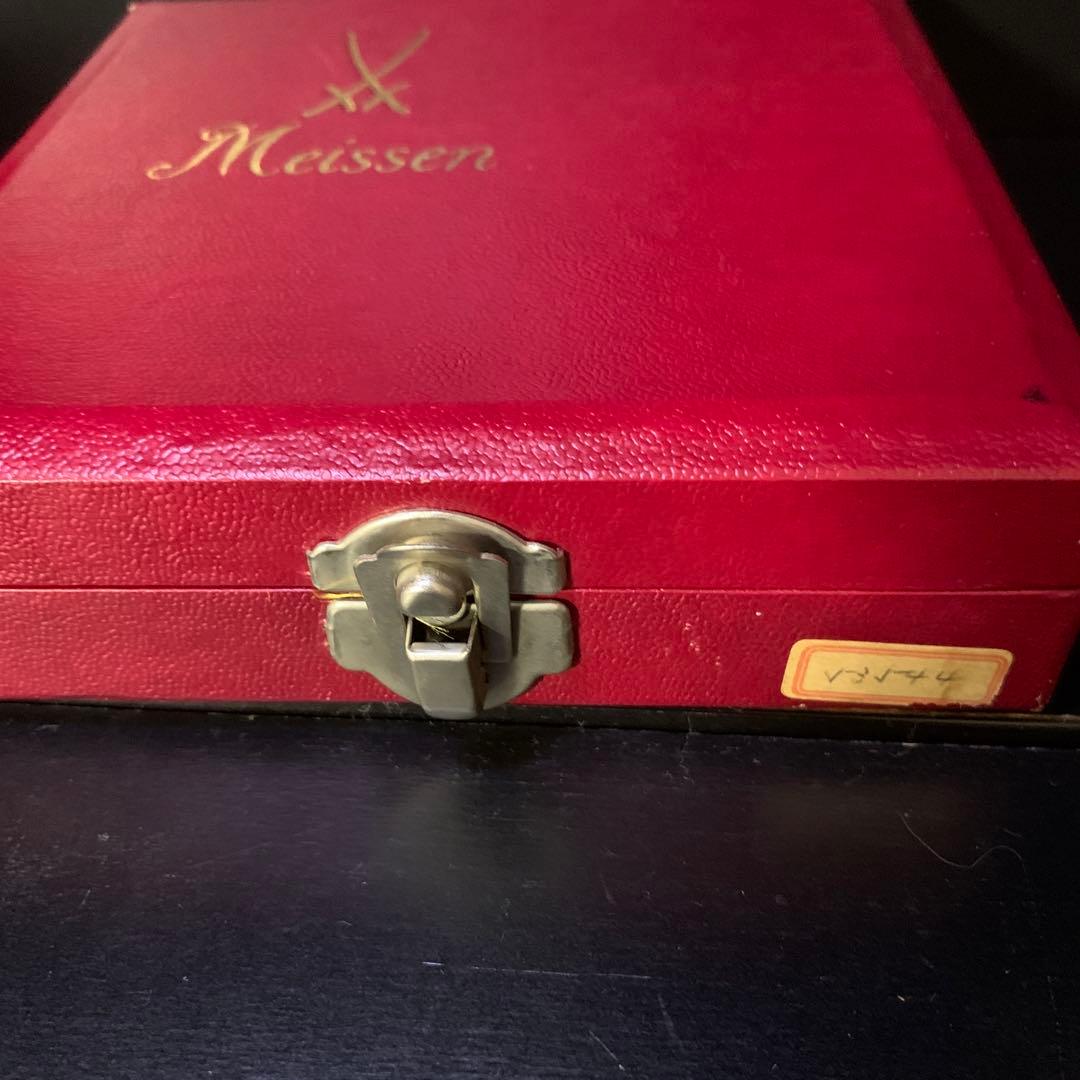 ドイツ　⚔️マイセン　灰皿(箱入) +姫フォーク