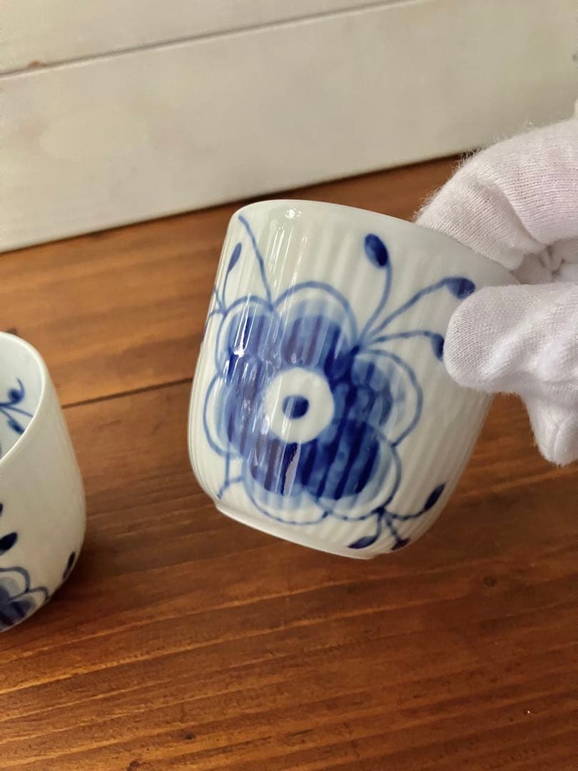 ロイヤルコペンハーゲン ＊ メガ　カップ　キャンドルホルダー2個セット