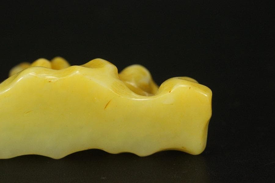 中国美術 白玉石 刻 太湖石 筆架 文房四宝(HA427) - メルカリ