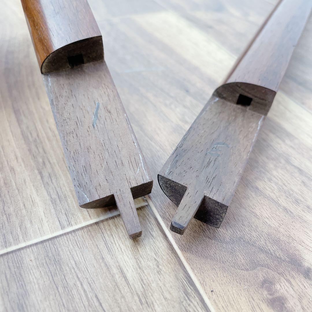 細棹 三味線 犬皮 平溝 丸打胴　花梨材