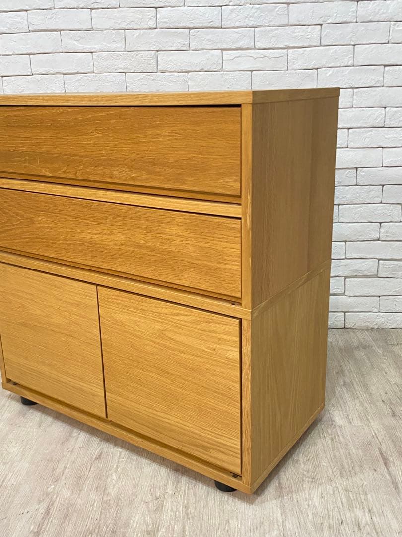 【東京都内23区配送無料】無印　チェスト　収納棚　箪笥　サイドボード　北欧