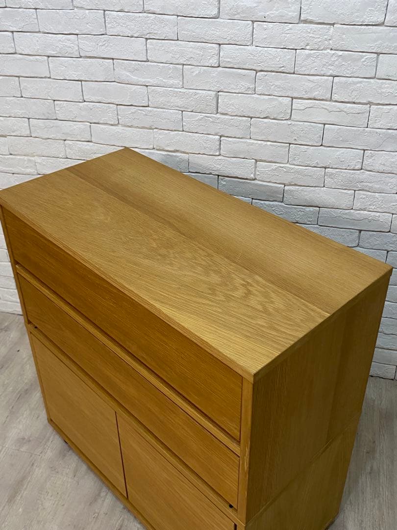 【東京都内23区配送無料】無印　チェスト　収納棚　箪笥　サイドボード　北欧