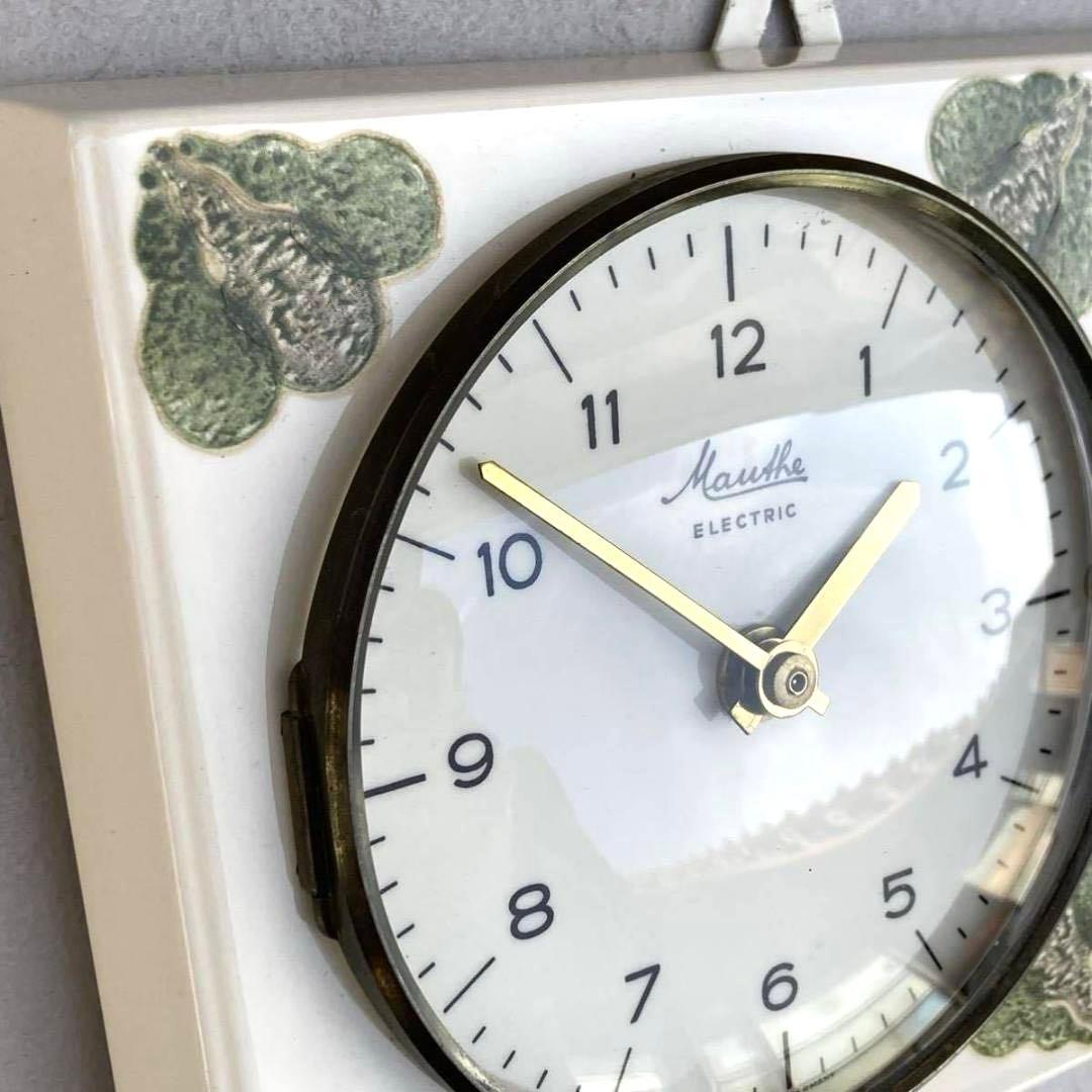 ⚫︎メンテナンス品⚫︎ドイツ ヴィンテージ 陶器 クロック タイマー付 掛け時計