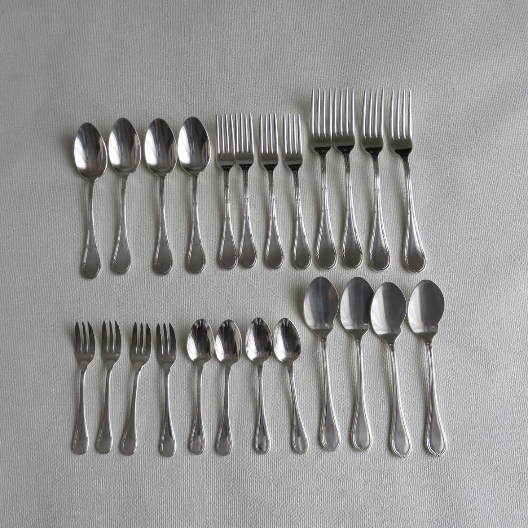 クリストフル フォーク スプーン　ソーススプーン他24点　リュバン似ホテルライン