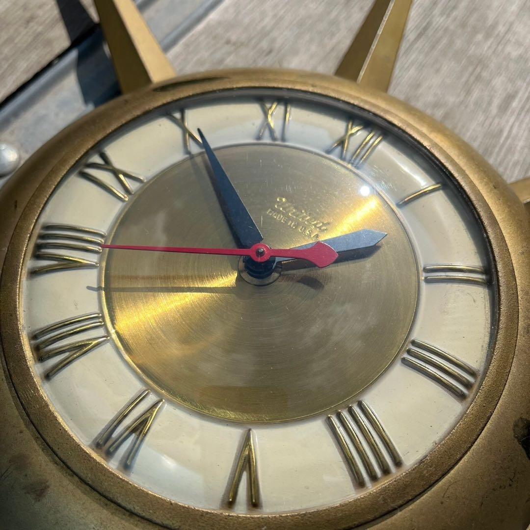 1950〜1960 UNITED Sunburst Clock 50s 60s