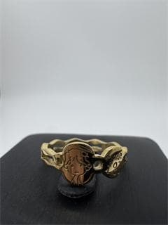 《日本製18金》K18ゴールド ハート型チャームリング1.66g 11号即日発送