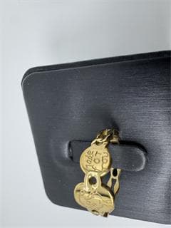 《日本製18金》K18ゴールド ハート型チャームリング1.66g 11号即日発送