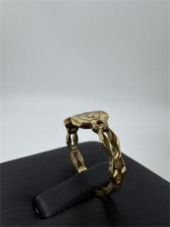 《日本製18金》K18ゴールド ハート型チャームリング1.66g 11号即日発送