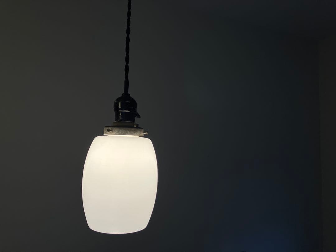 電笠　照明　シェード　ランプ　レトロ　アンティーク　骨董　古道具　大正