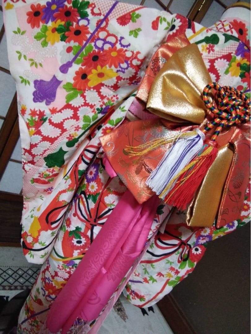 MBAB です。7歳向け・交織・レトロ着物セット