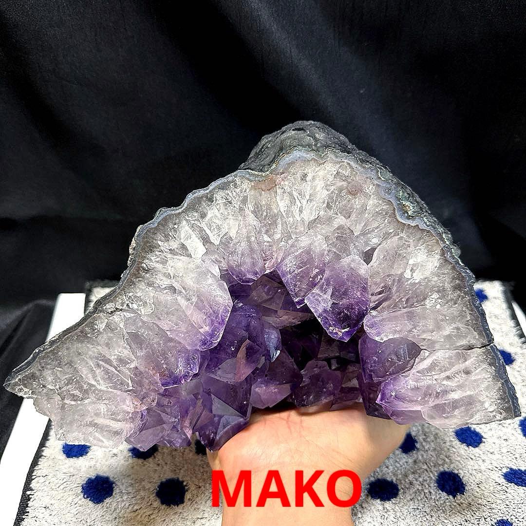 M1696☆アメジストドーム4.0Kg☆天然石　原石☆N50404