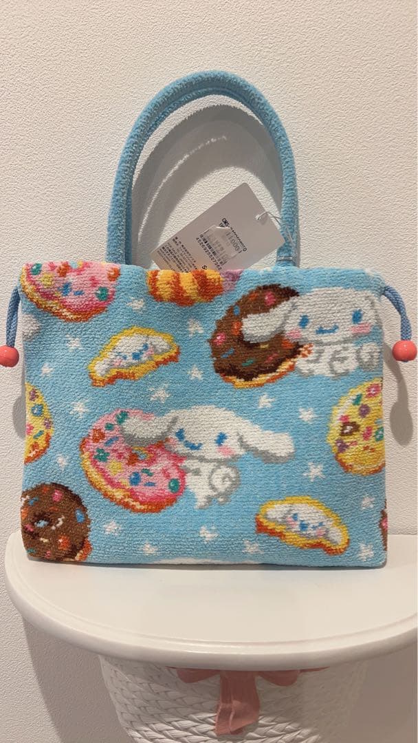 フェイラー サンリオコラボ シナモロール手付き巾着 - メルカリ