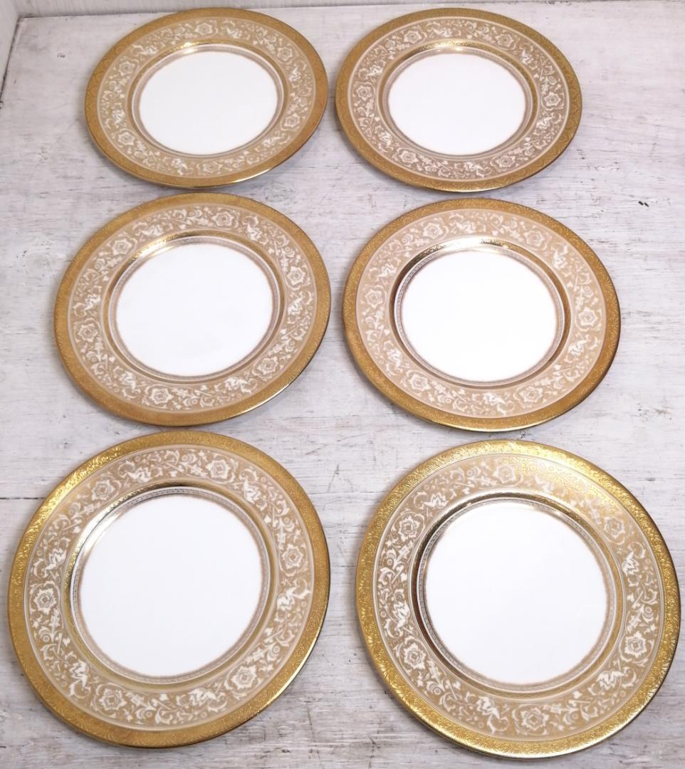 1【最高級】 希少 MINTON ミントン 24金 20cm 英国 大皿