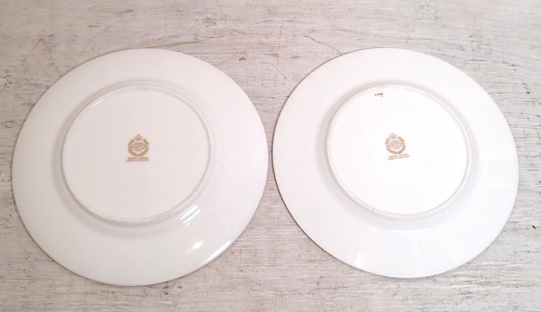 1【最高級】 希少 MINTON ミントン 24金 20cm 英国 大皿