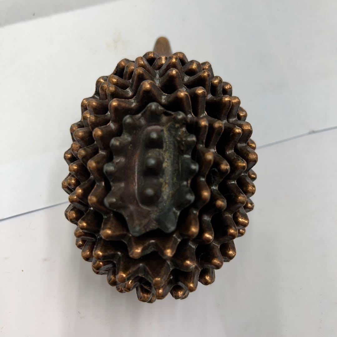 ギリシャ製 真鍮製　ハリネズミ 灰皿 アッシュトレイ アンティーク ６個セット