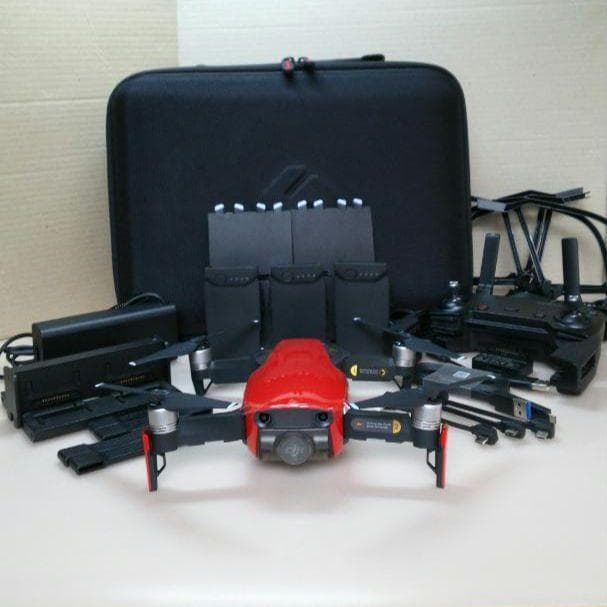ドローン DJI MAVIC AIR （赤） 専用ケース セット
