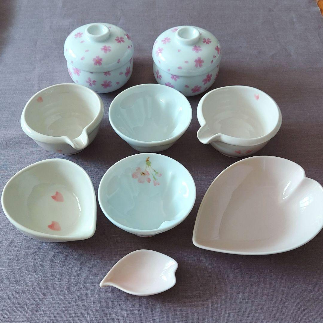 ◆編集中です◆ さくら小鉢セット  小鉢  ミニ片口鉢    茶碗蒸し 片口鉢