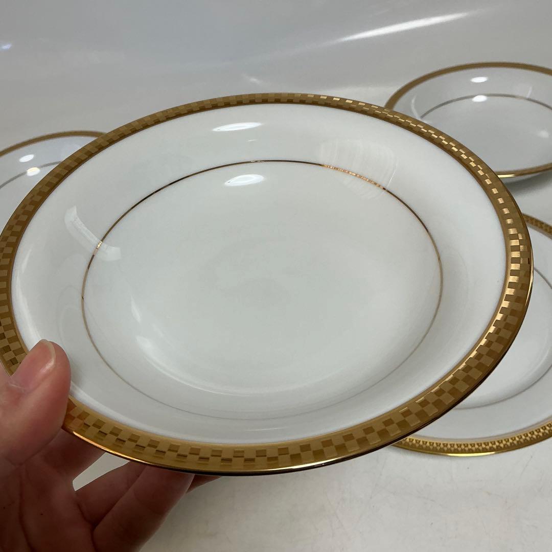 ノリタケ　ゴールドリッジシリーズ　コンテンポラリー　5枚セット ゴールド