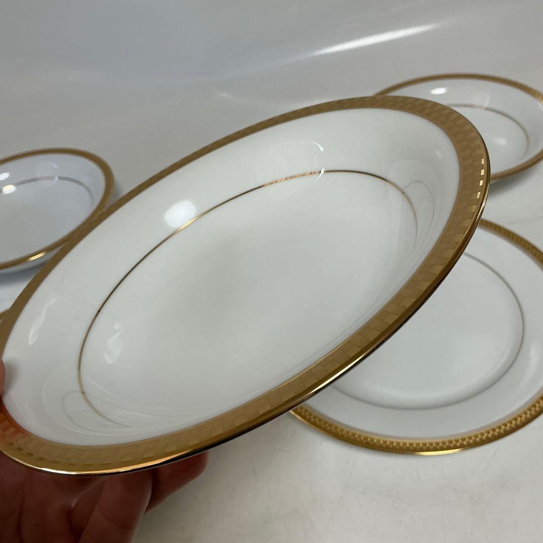 ノリタケ　ゴールドリッジシリーズ　コンテンポラリー　5枚セット ゴールド